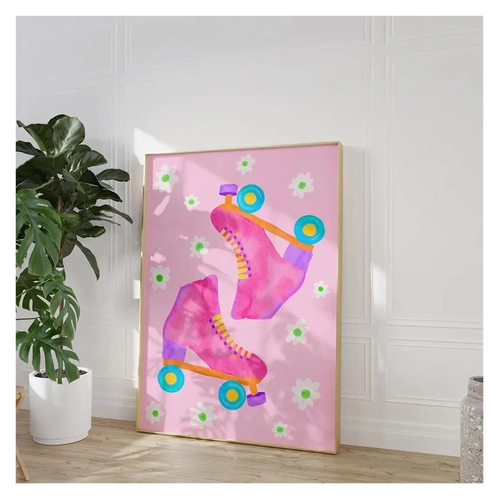 Tableau déco nature pour réveiller un mur blanc sans vie