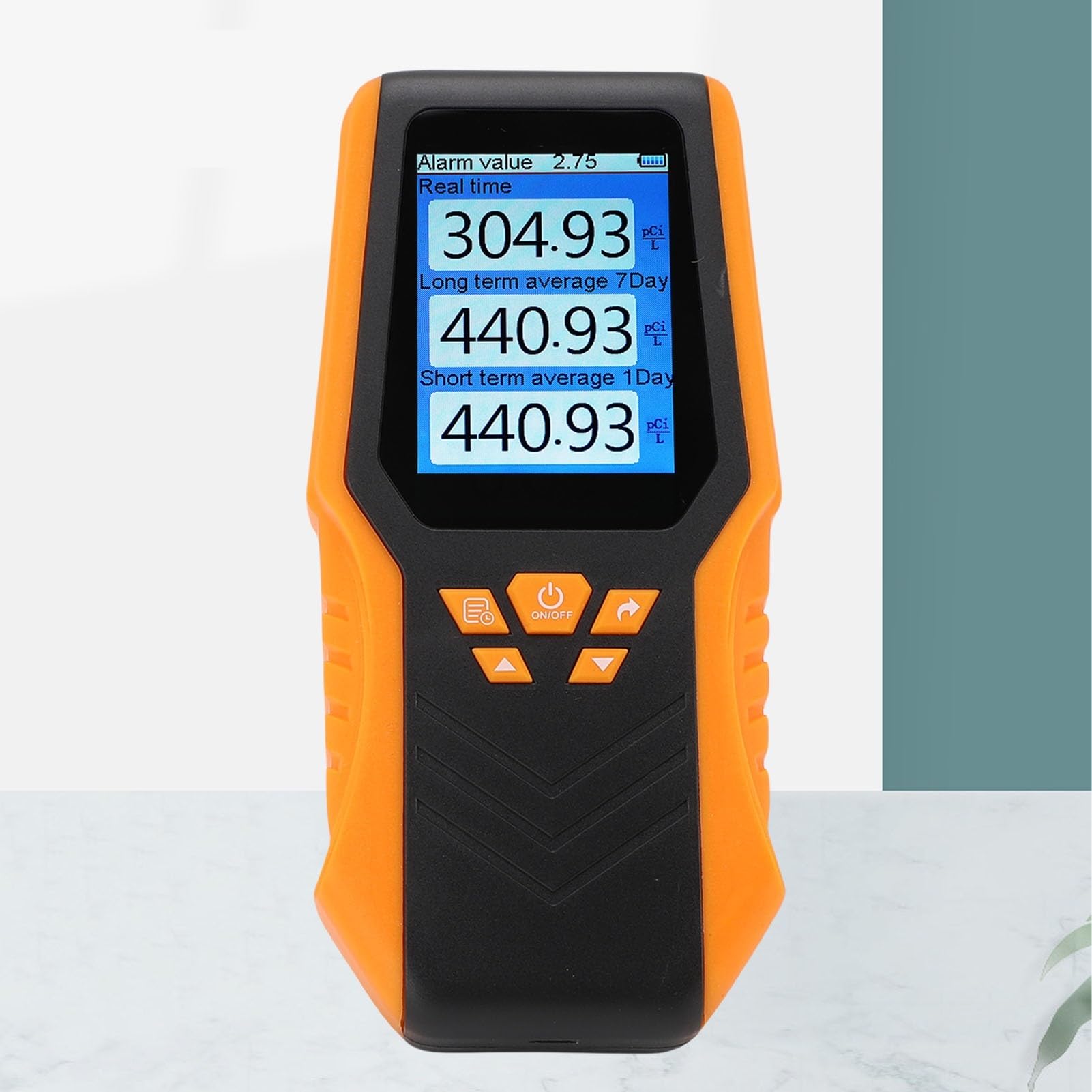 Monitor a qualità 'aria Rilevatore di radon Misuraze versatile for casa e scuola