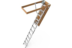 Aluminum Folding Staircase for Attic Access