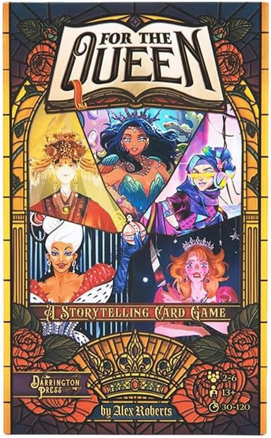 Critical Role: for The Queen - A Storytelling Card Game, Build A Tale of Love-Betrayal-Doubt-Devotion, Cooperative Gameplay, Ages 13+, 2-6 Players