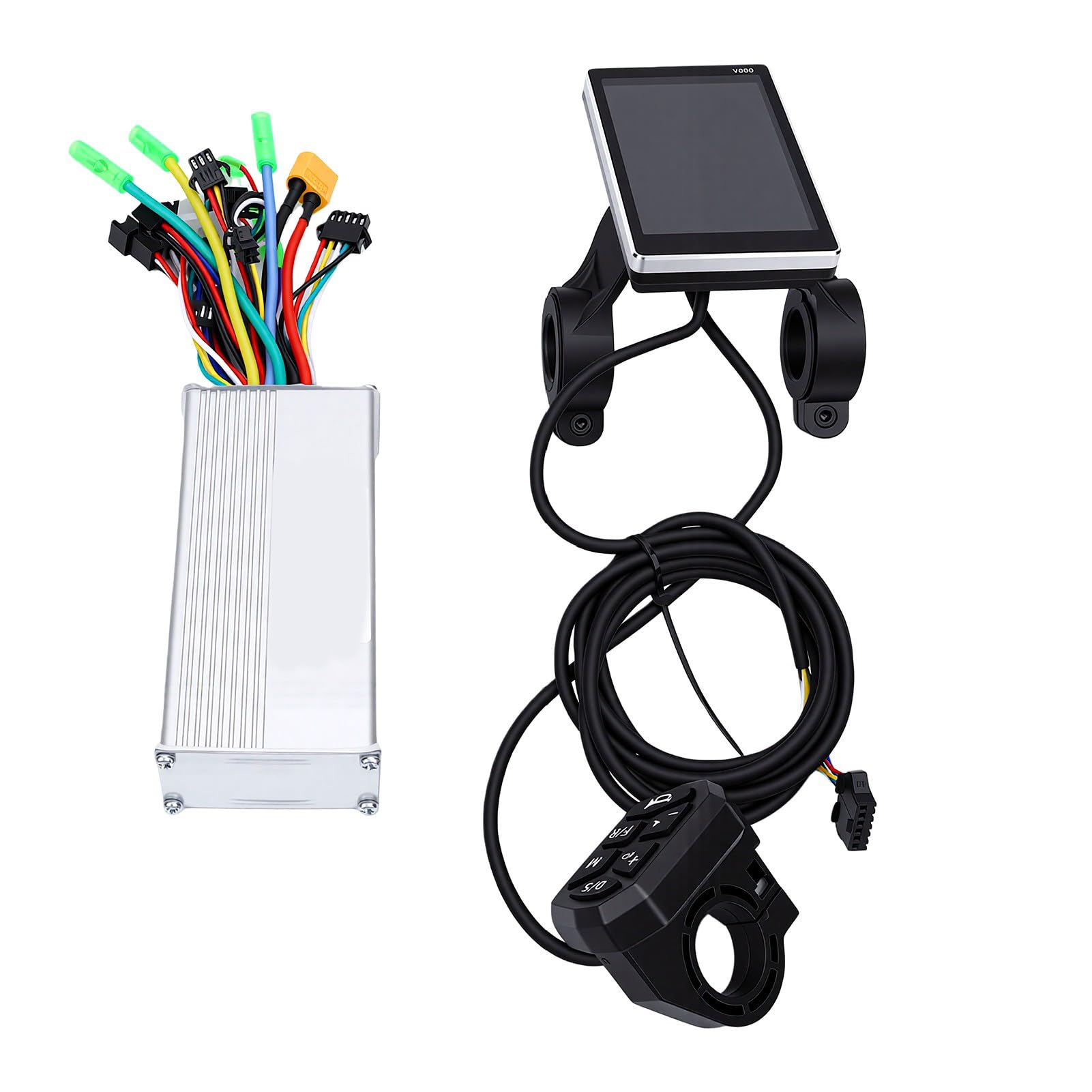 Generic Controller per Bici Elettrica Brushless da 500 W con Display LCD, funzionalità Avanzate e Protezione Intelligente Guida, Perfetto per Pendolari e Appassionati, Design Impermeabile