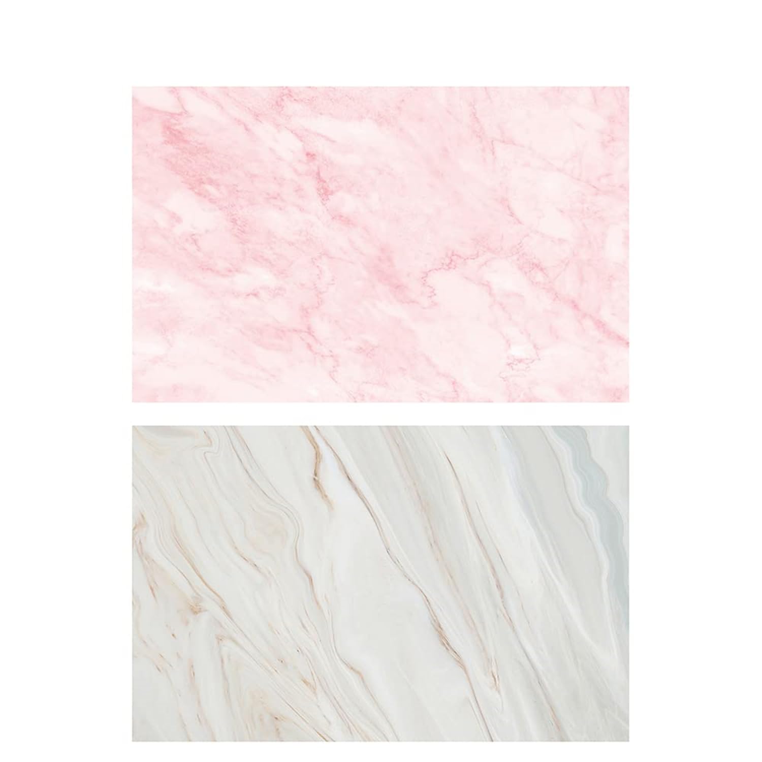 eWINNER 60 * 90 Photography Background Double Sided 2 Patterns Waterproof Premium Texture Backdrop Wall Video displaying Props for ins Style Jewelry/Food photoshoots (light pink marble)