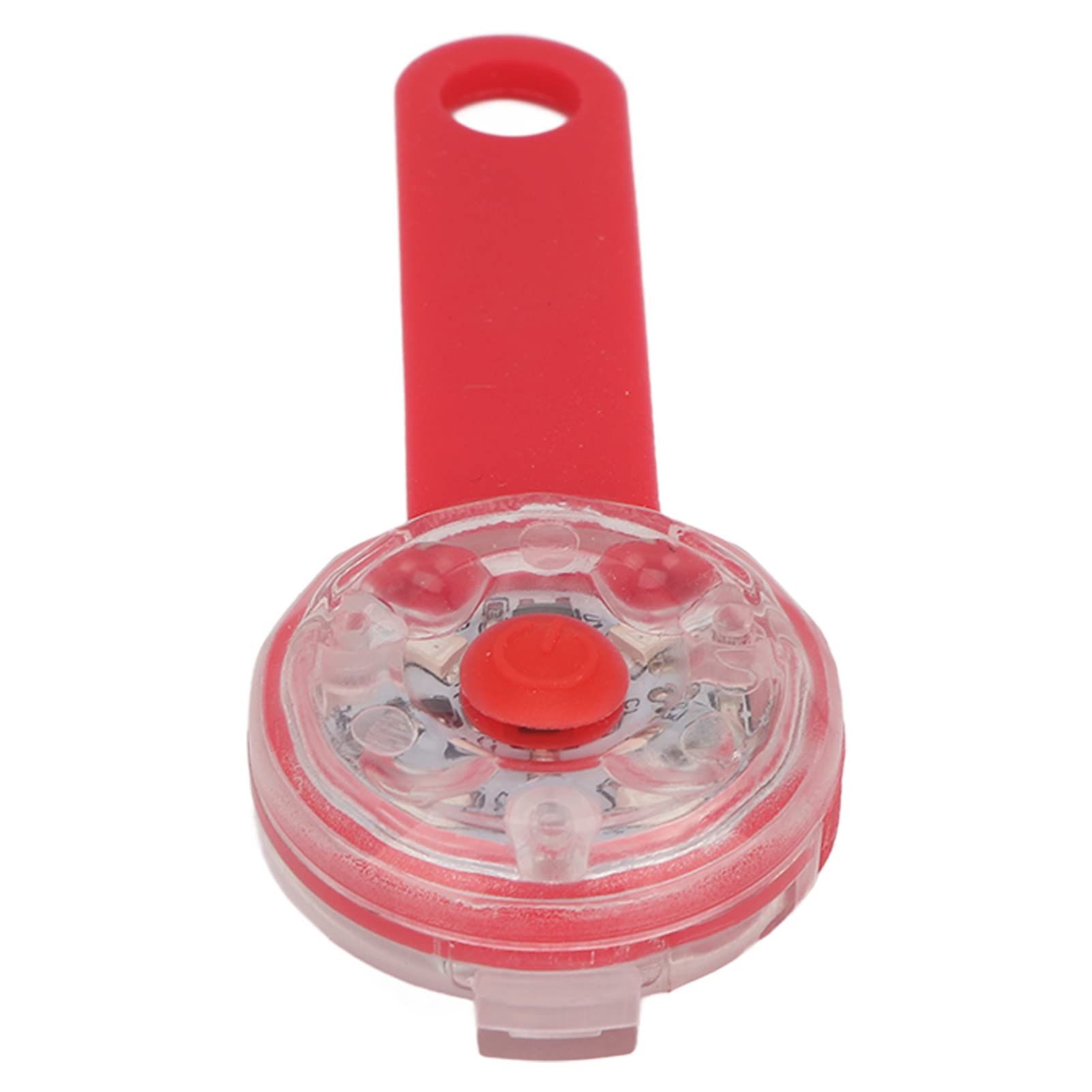 Wisiorek z lampką LED dla Psa Pet USB ładowalna Zawieszka Emitująca światło LED Pet Wodoodporna Zawieszka Zewnętrzna Lampka Ostrzegawcza LED Wisiorek z lampką dla Psa (Czerwony)