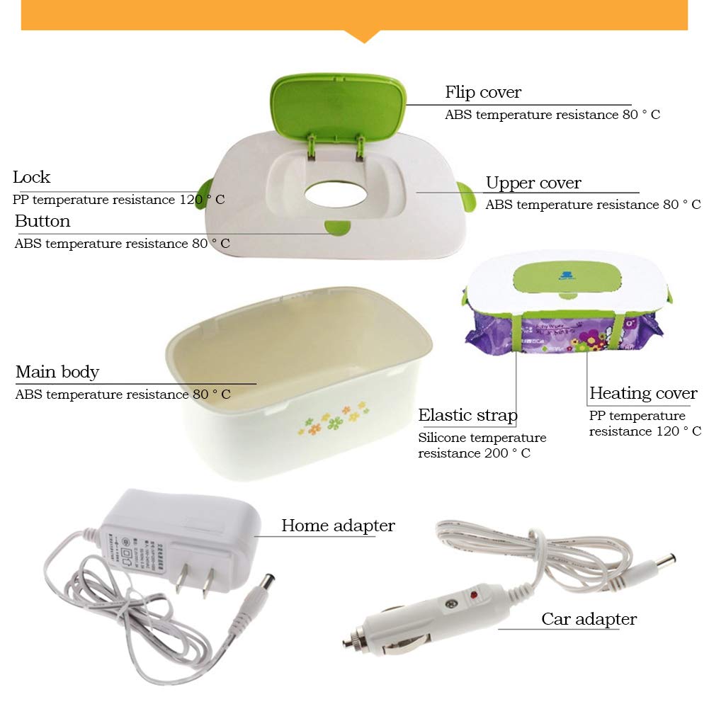 Lingettes Chauffe 24H Chauffe Température Grande Capacité Portable Boîte D'isolation En Papier Humide Portable Boîte D'isolation D'économie D'énergie Serviette Mouillée