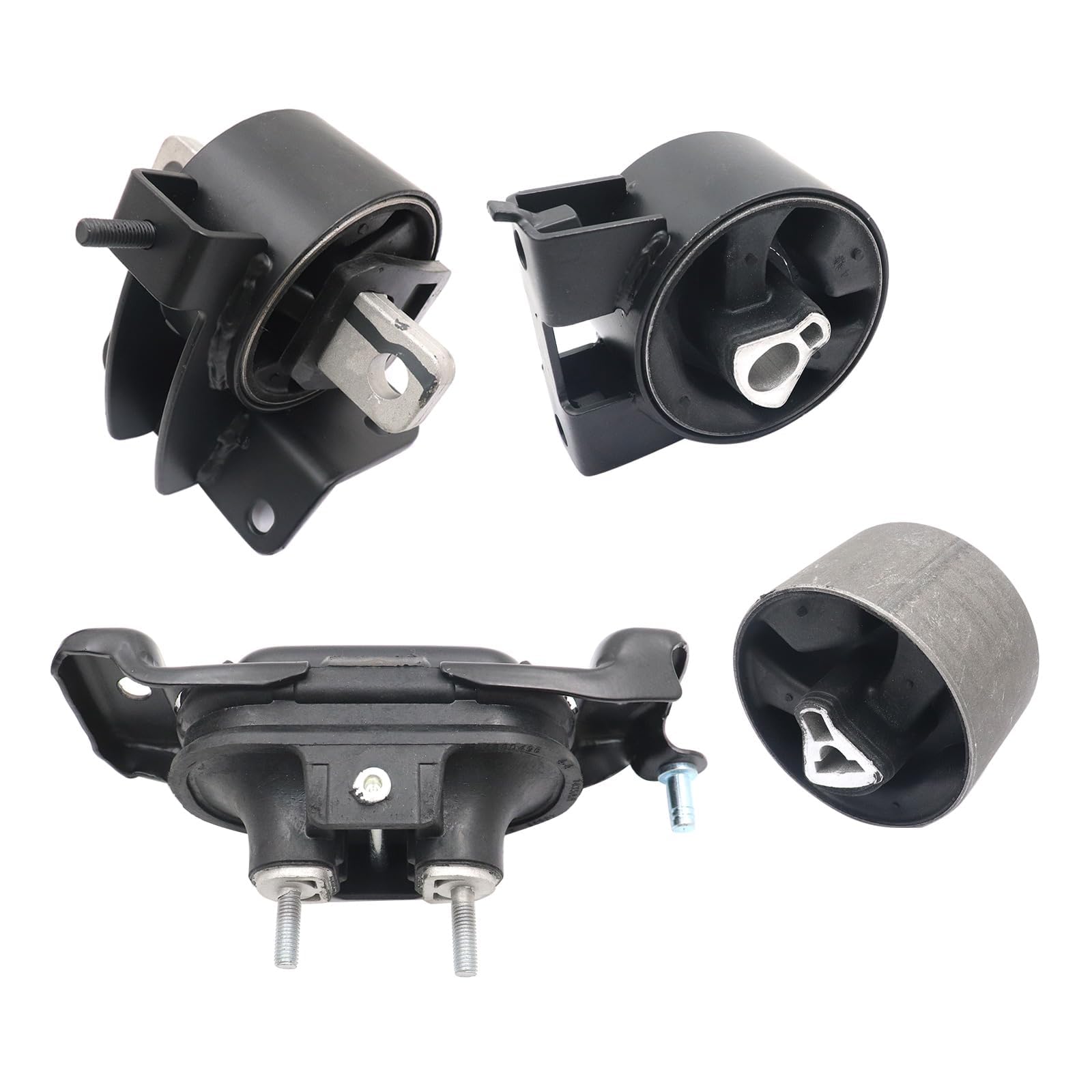 4x Motorlager Kompatibel mit Dodge Grand Caravan Kompatibel mit Chrysler Grand Voyager V RT 2.8 CRD 2008-2015 4880496AC 4880387AA 4880603AA Motorhalterungssatz Getriebelager
