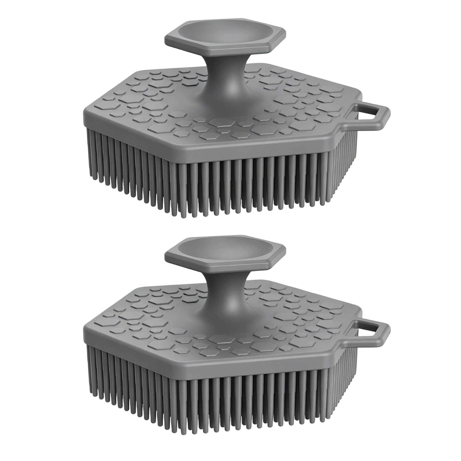 Pangboer Grey Cookware Scrub Brush, Air Basket Helper With Silicone Bristles For Tray Corner Kitchen Care At Home Daily Aid Air Basket Brush Silicone Scrubber Baking Tray Cookware Corner Scrub Kitchen
