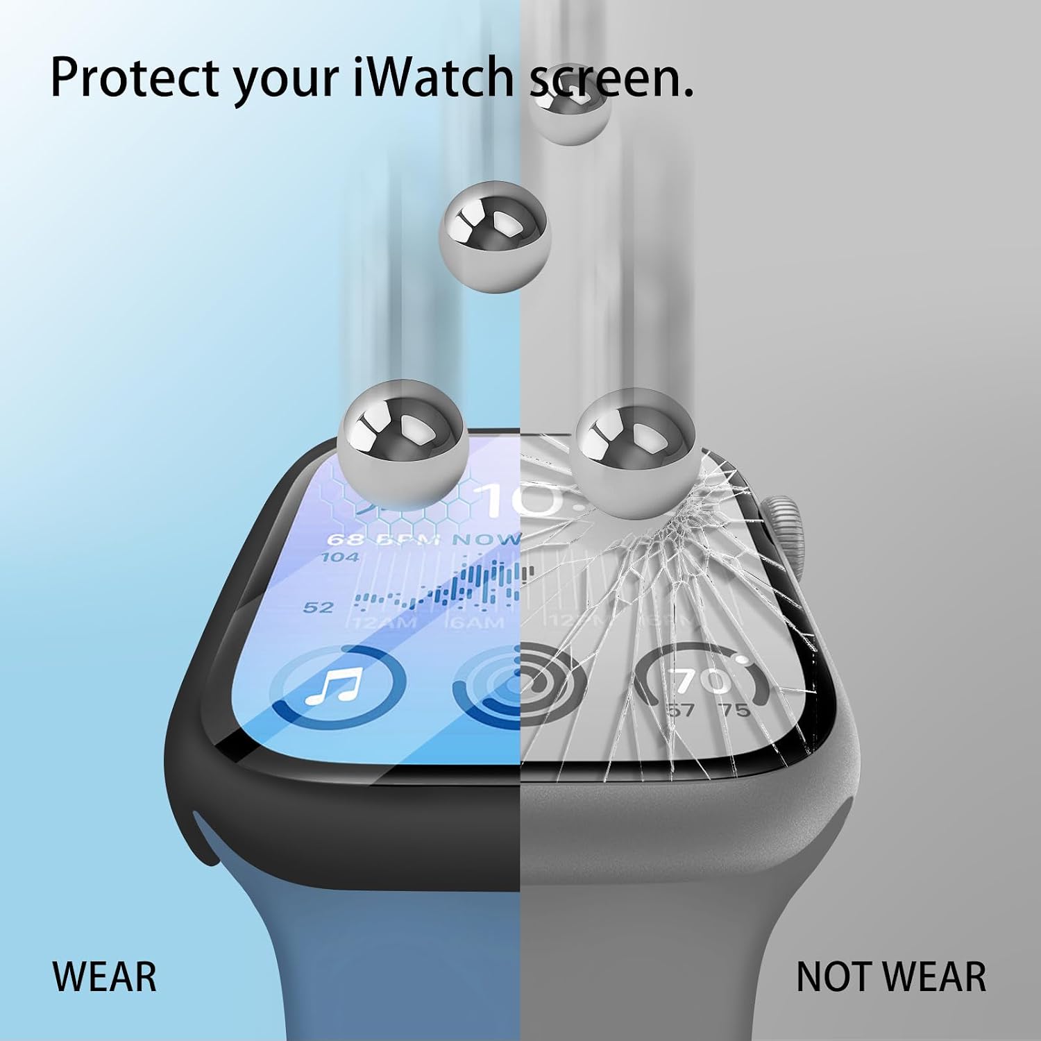 3-Pack Privacy case for Apple Watch Screen Protector Series 11 10 46mm,Anti-Spy Hard PC CASE Bumper Tempered Glass for iWatch Cover Scratch-Resistant Accessories(Privacy Black+Black+Black