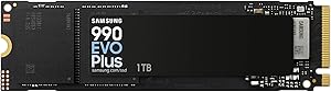 Samsung 990 EVO Plus SSD 1TB, PCIe Gen 4x4, Gen 5x2 M.2 2280, Speeds Up-to 7,150 MB/s, Upgrade Storage for PC/Laptops, HMB Technology and Intelligent Turbowrite 2.0, (MZ-V9S1T0B/AM)