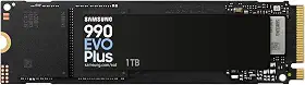Samsung SSD 990 EVO Plus 1TB, PCIe Gen 4x4, Gen 5x2 M.2 2280, velocidades de até 7.250 MB/s, armazenamento de atualização para PC/laptops, tecnologia HMB e Turbowrite inteligente 2.0, (MZ-V9S1T0B/AM)