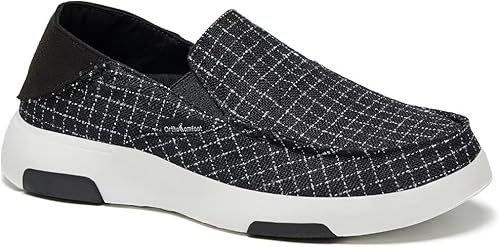 OrthoComfoot Zapatos sin cordones para mujer con soporte de arco, pantuflas ortopédicas, mocasines para fascitis plantar para aliviar el dolor