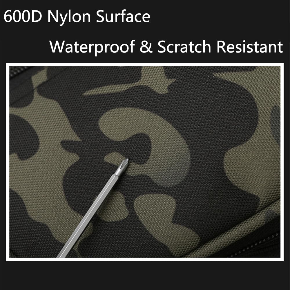 Sac à dos de pêche avec support de canne, sac de pêche portable, grande capacité, sac à bandoulière pour leurre de pêche, appât, équipement de pêche en mer, camouflage/uni, Noir