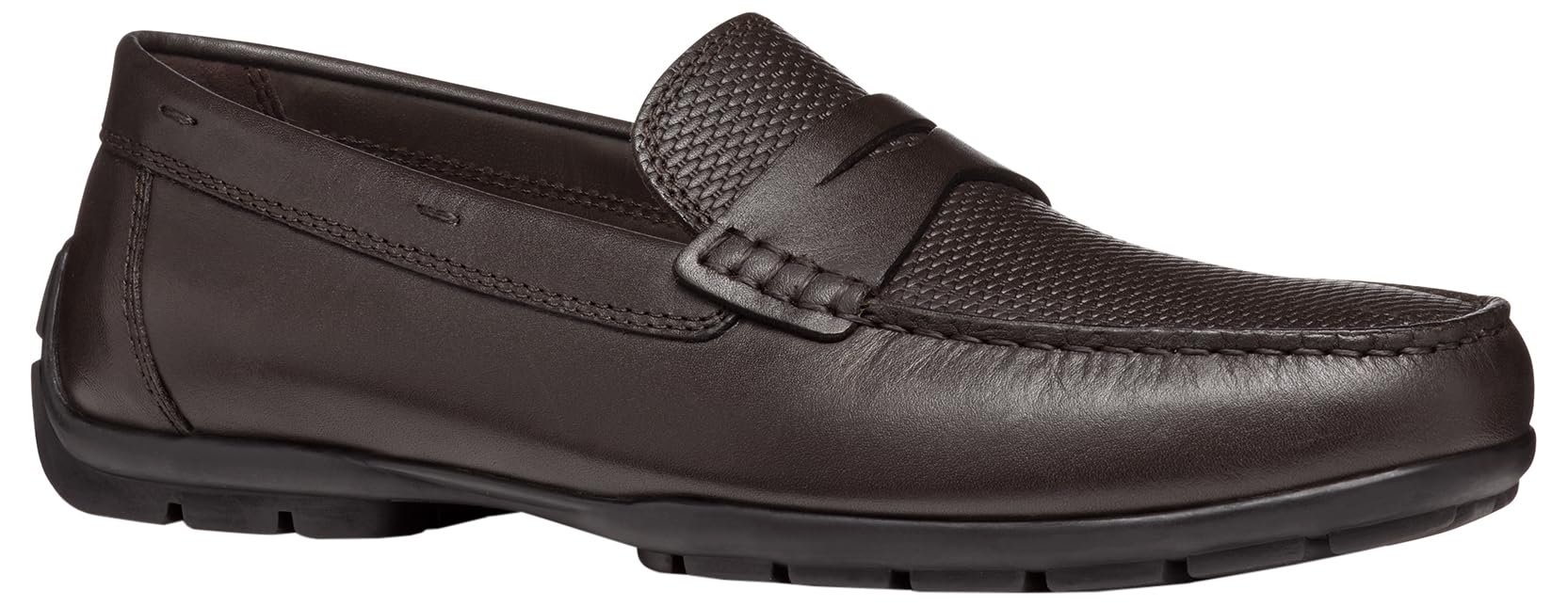 Geox Men's U Moner W 2FIT D Loafer, Coffee, 9 UK