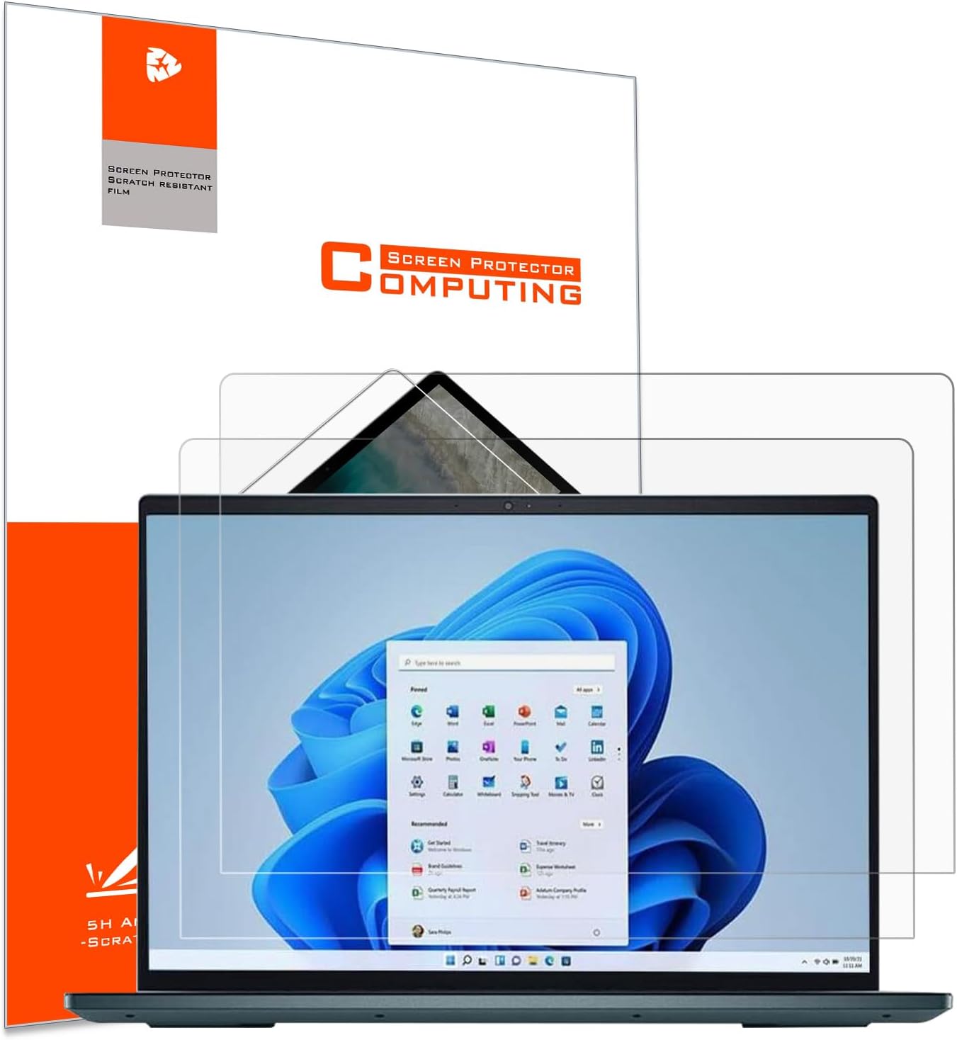 YINOVEEN 2 Pack Anti Glare Screen Protector for Dell 16 Inch,Dell Pro Max 16/16 Plus/Pro 16 Plus/Inspiron/Latitude/Vostro/G16/Precision/Alienware X16 16 Inch Laptop,5H,Anti-Scratch