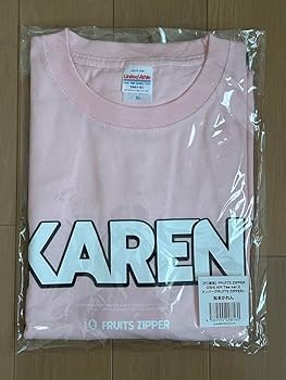 FRUITS ZIPPER 松本かれんユニフォーム　Tシャツ　KAREN FRUITS ZIPPER 松本かれんユニフォーム Tシャツ KAREN Amazon.co