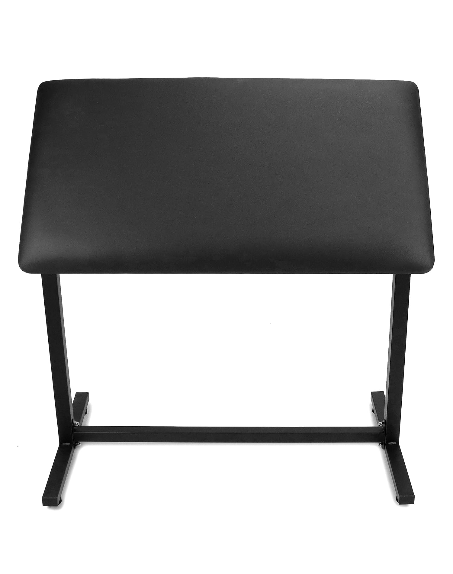 QWORK® Soporte para reposabrazos de tatuaje profesional Soporte para reposapiernas con almohadilla de esponja inclinable de 180° Tamaño 73x40x5 cm, altura ajustable 67-100 cm