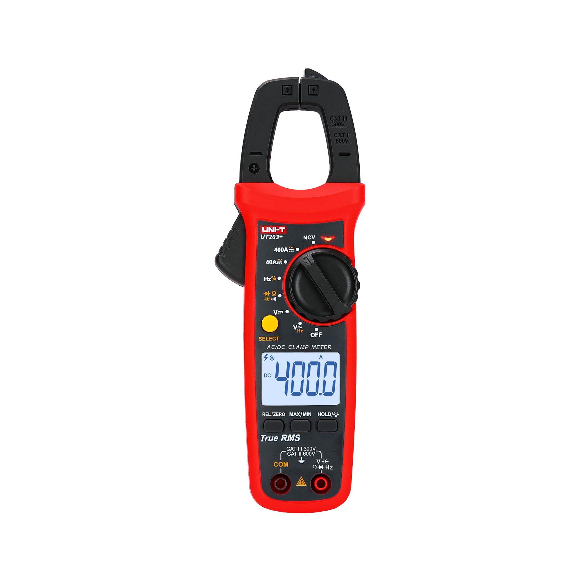 Digitaler Zangenmessgerät UNI-T UT203+/MIE0402, Spannungsmessung AC/DC, Schaltungs- und LED-Kontinuitätst