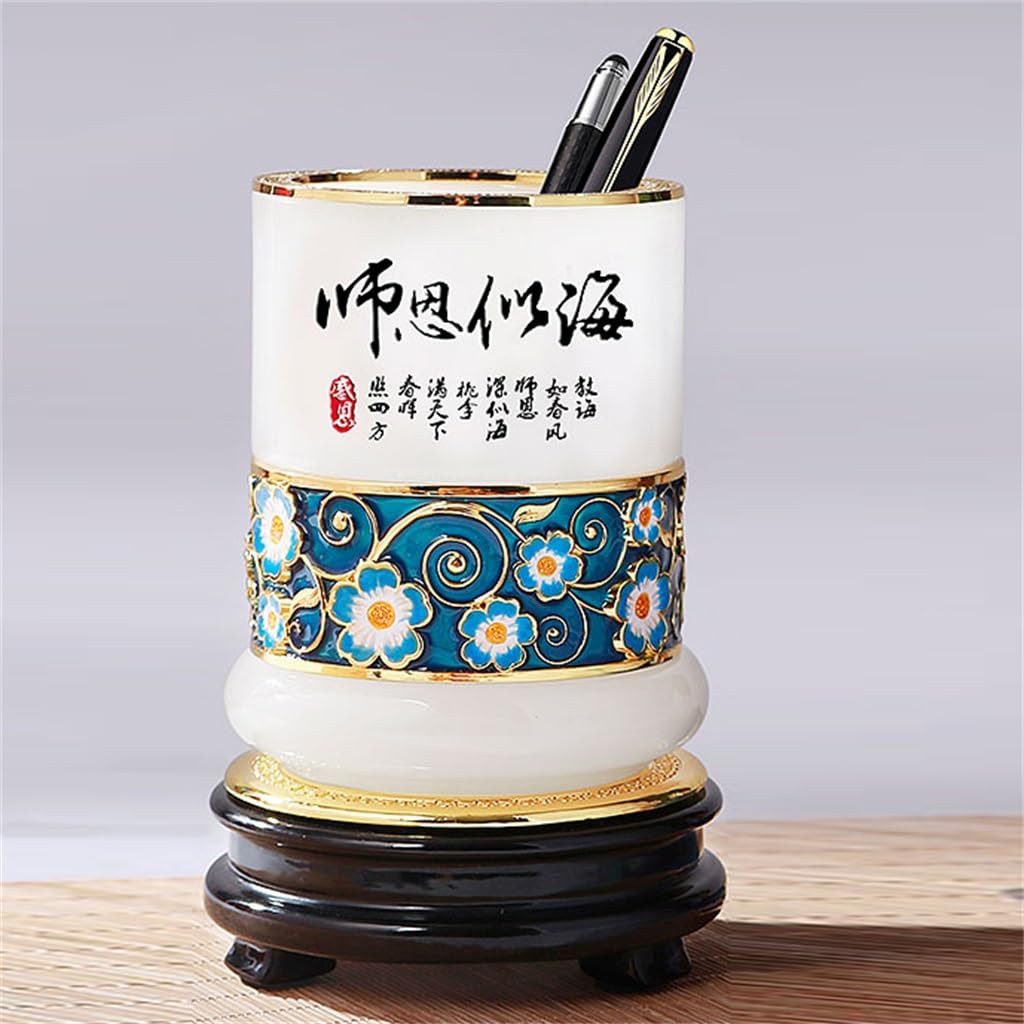Biuro gabinet dekoracja biurka pudełko do przechowywania artykułów piśmienniczych festiwal prezent uchwyt na długopis dekoracja