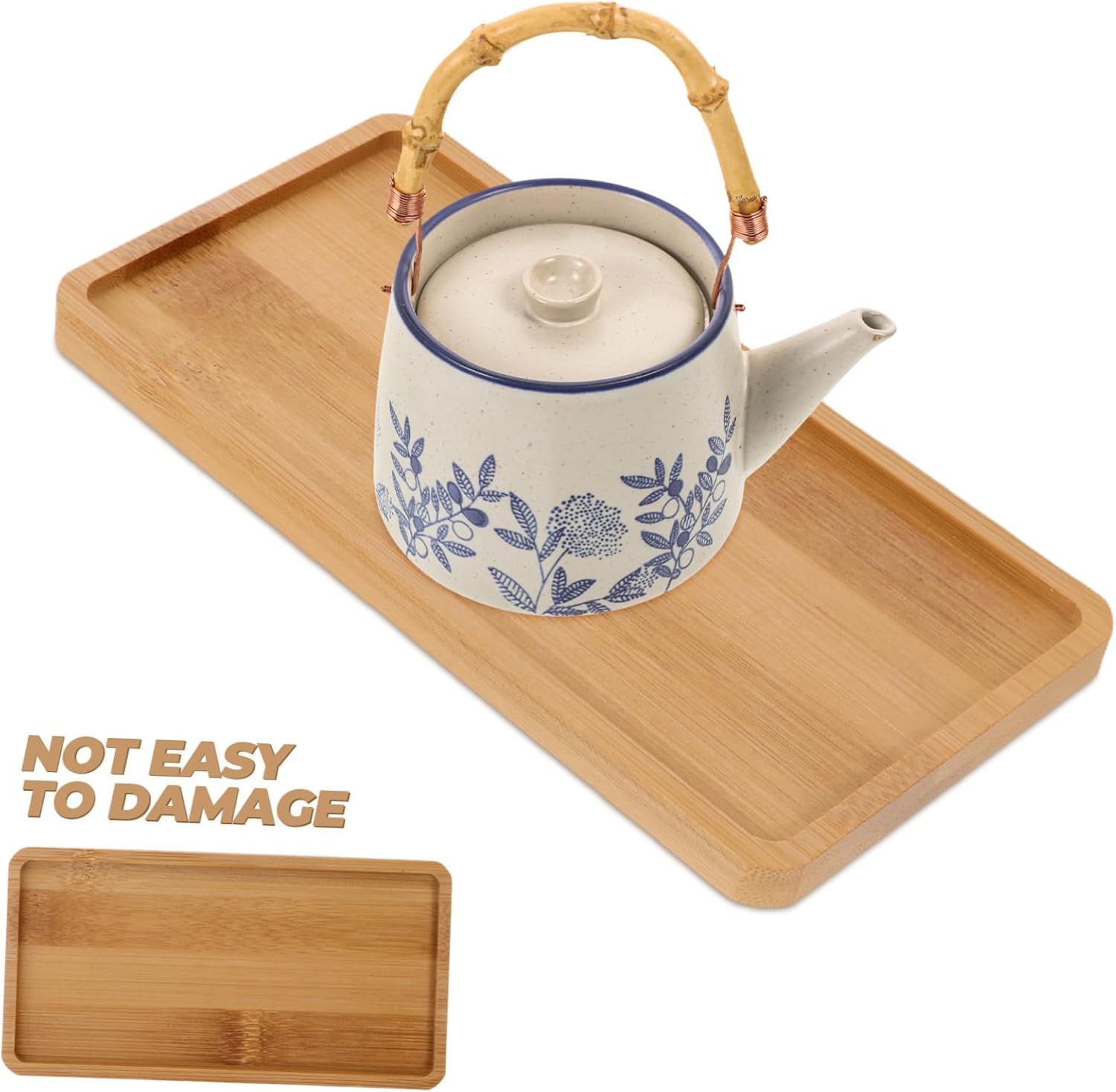 2pcs Bamboo Coaster Trivets for Hot Dishes and Table Protection