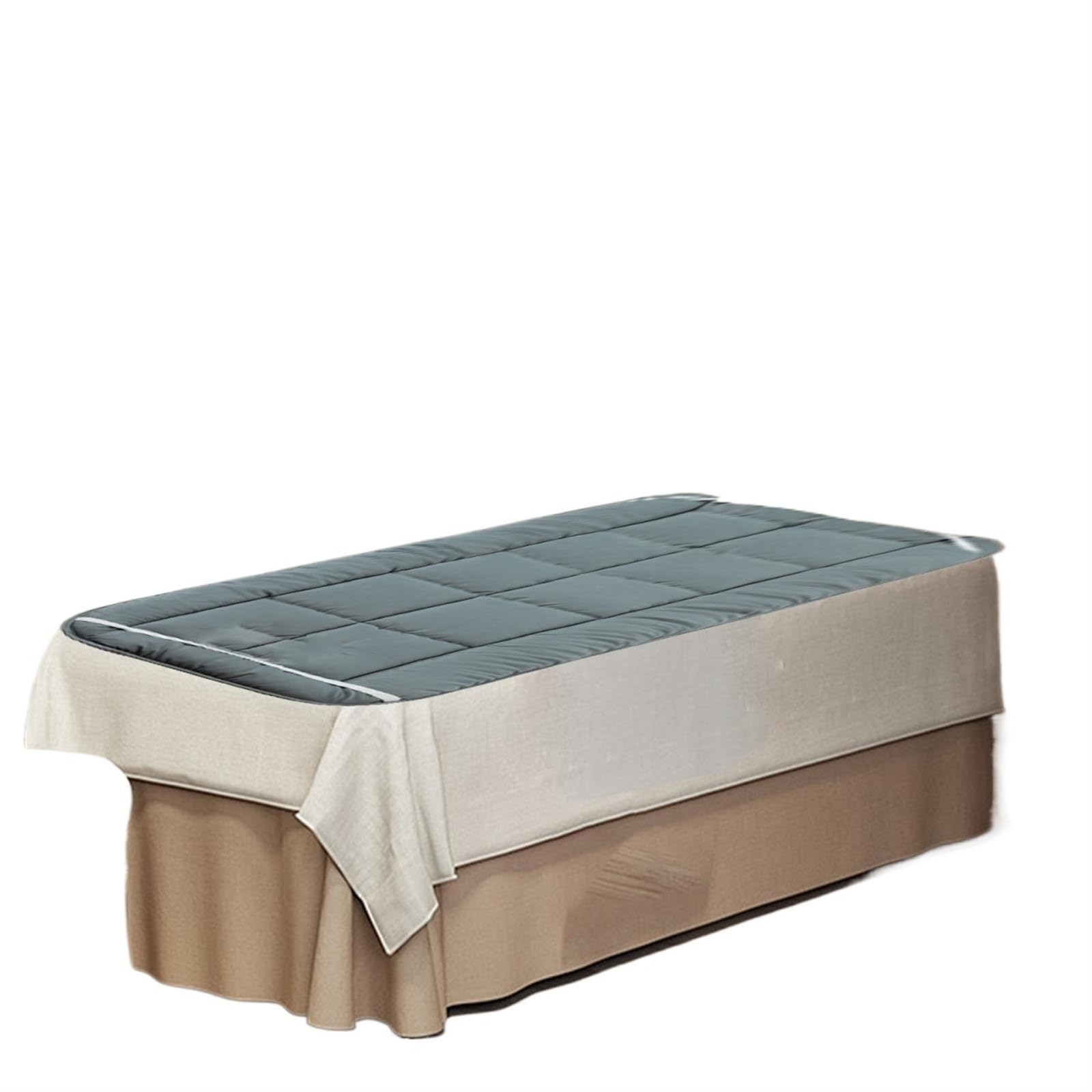 Coprimaterassi e protezioni Materassino for lettino da massaggio con elastici for SPA Beauty foro in poliestere morbido e confortevole materasso spesso 70cmx185cm(GRAY)