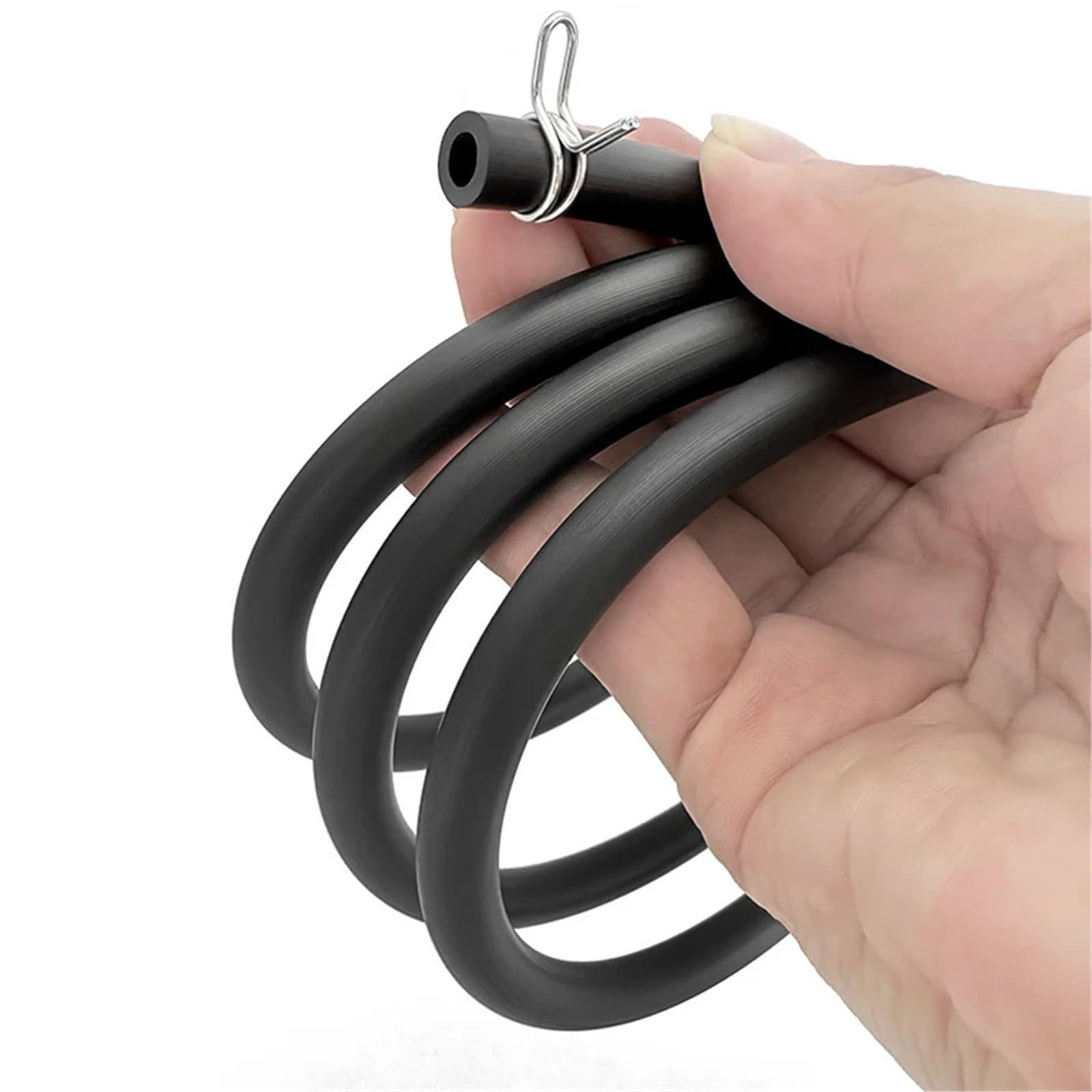 Gasöl-Kraftstoffschlauch 5 mm x 8 mm Universal-Benzinrohr(3M X 10 CLAMP_ID5 X OD8MM)
