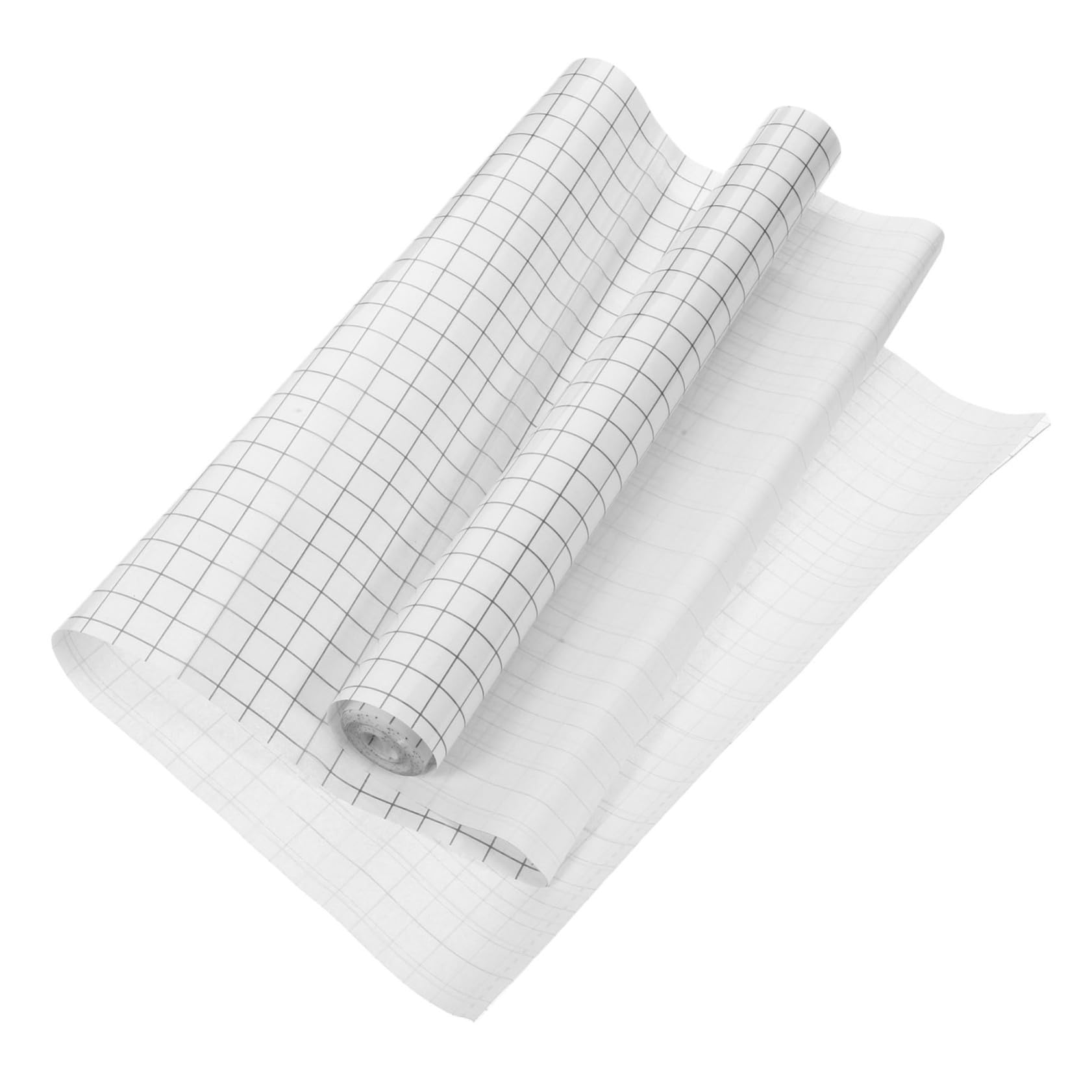 Gogogmee 1 Roll Positioning Transfer Film for Vinyl Transfer Tape Grid Alignment Paper Self-Adhesive for Signs Ceramics Windows