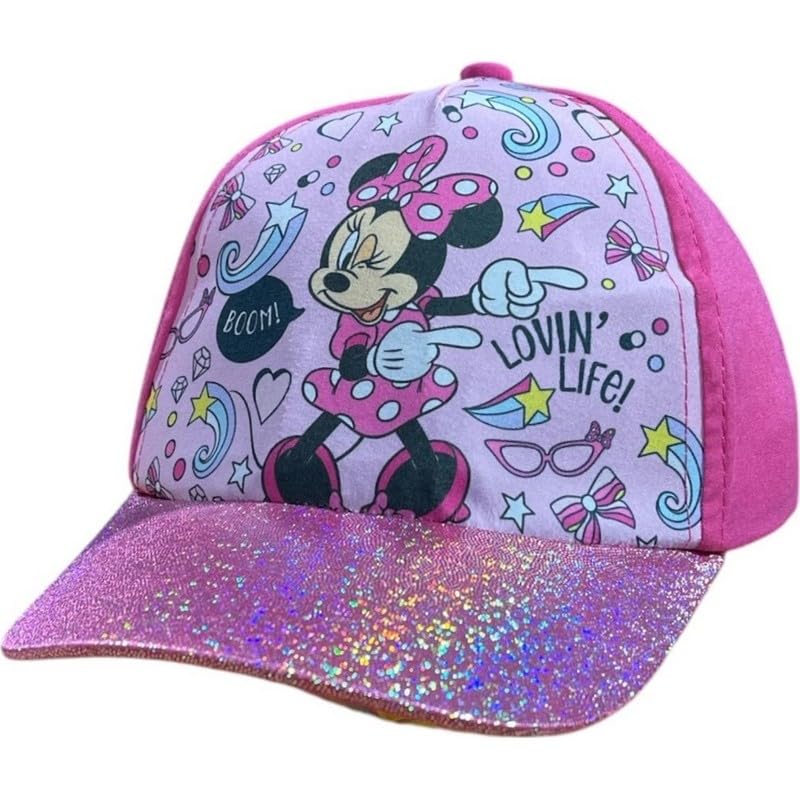 arlis Casquette Minnie, Casquette de Baseball Réglable - Casquette Enfant Chapeau Visière Confortable (FR/ES, Âge, Taille Unique, Casquette Minnie)