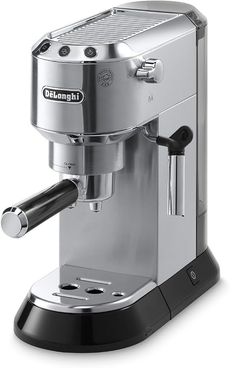 Amazon.com: Delonghi EC680M DEDICA - Máquina de espresso para bomba de 15  bares, acero inoxidable (reacondicionado certificado) : Hogar y Cocina