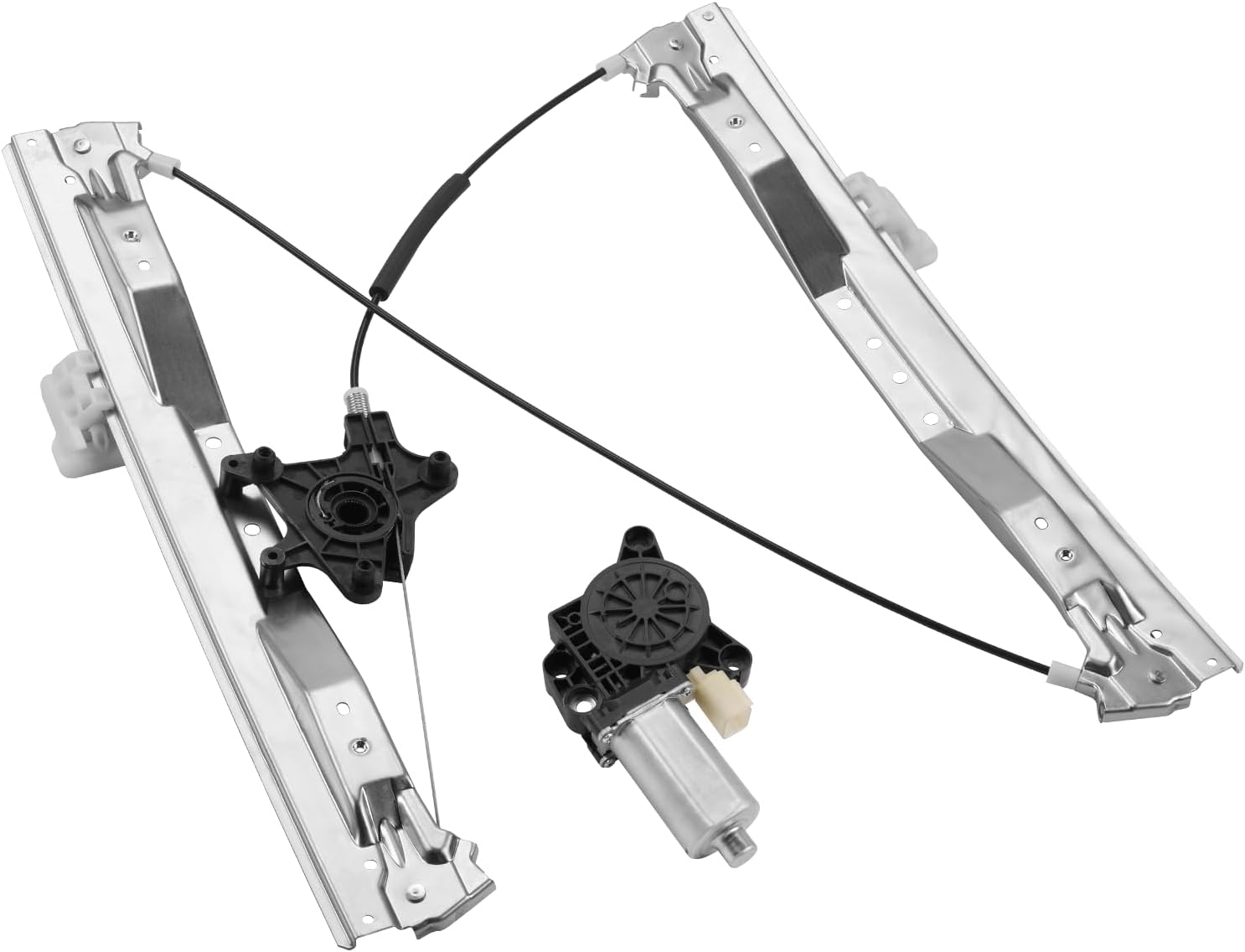 Front Right Passenger Side Power Window Regulator Without Motor Compatible with Dodge Grand Caravan, Ram C/V, Chrysler Town & Country, Volkswagen Routan, Replace OE 749-509
