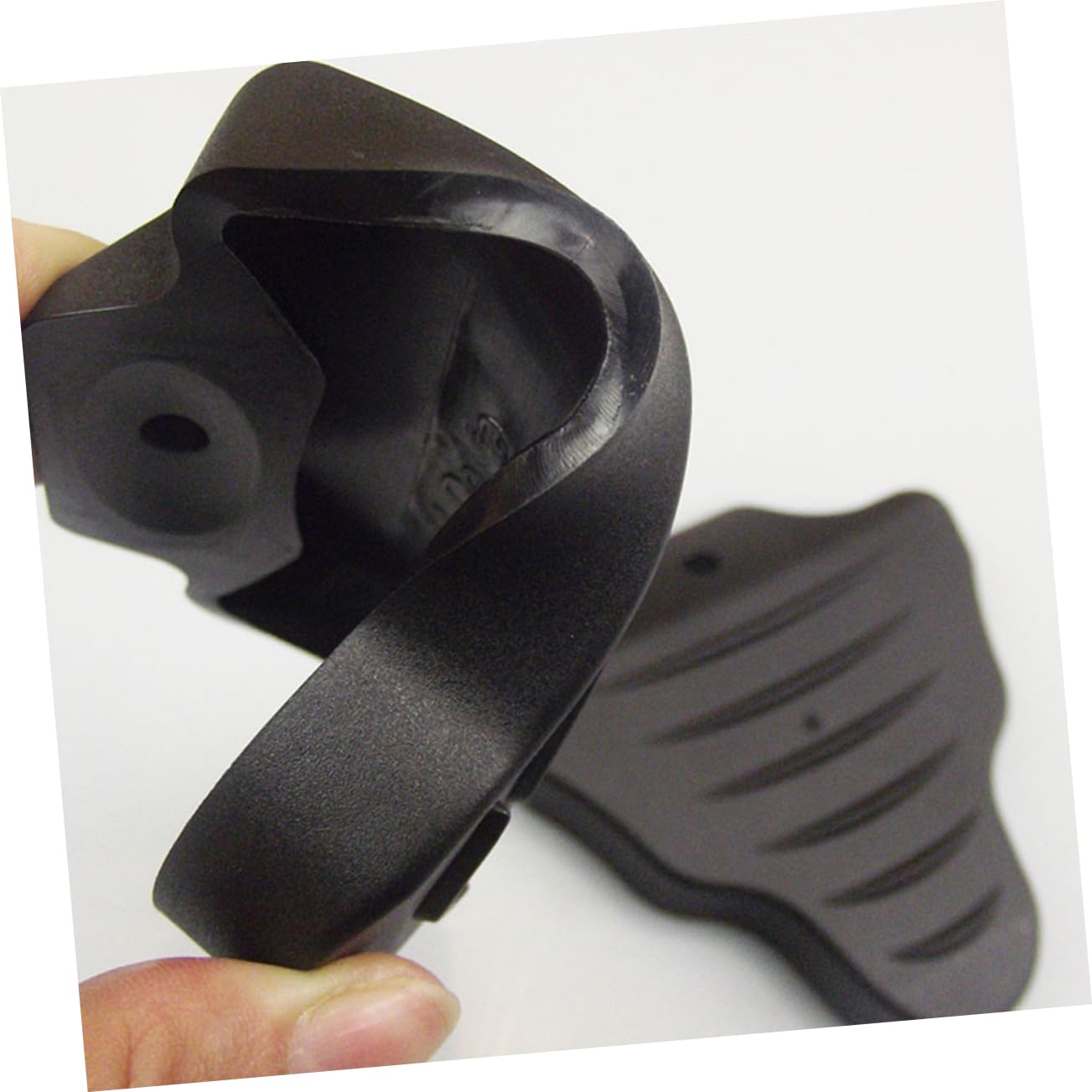 INOOMP 3 Paia Manicotto della serratura della bicicletta protezione della tacchetta della bici copertura della tacchetta del pedale della bici Accessori per pedali da ciclismo Black