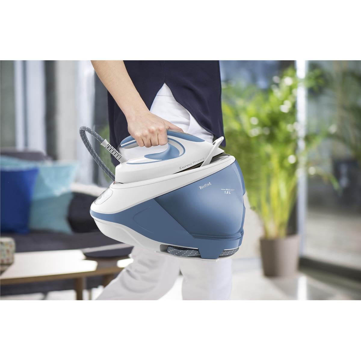 Tefal Iron Station (SV9202) Express Protect blue white