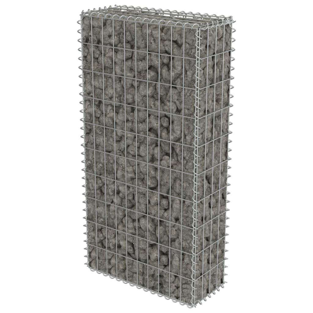 Muro de gaviones con cubiertas acero galvanizado 50x20x100 cm, Malla metálica para gallinero, Red de gallinero de acero, Alambrada de gallinero de acero resistente para proteger a tus aves de corral