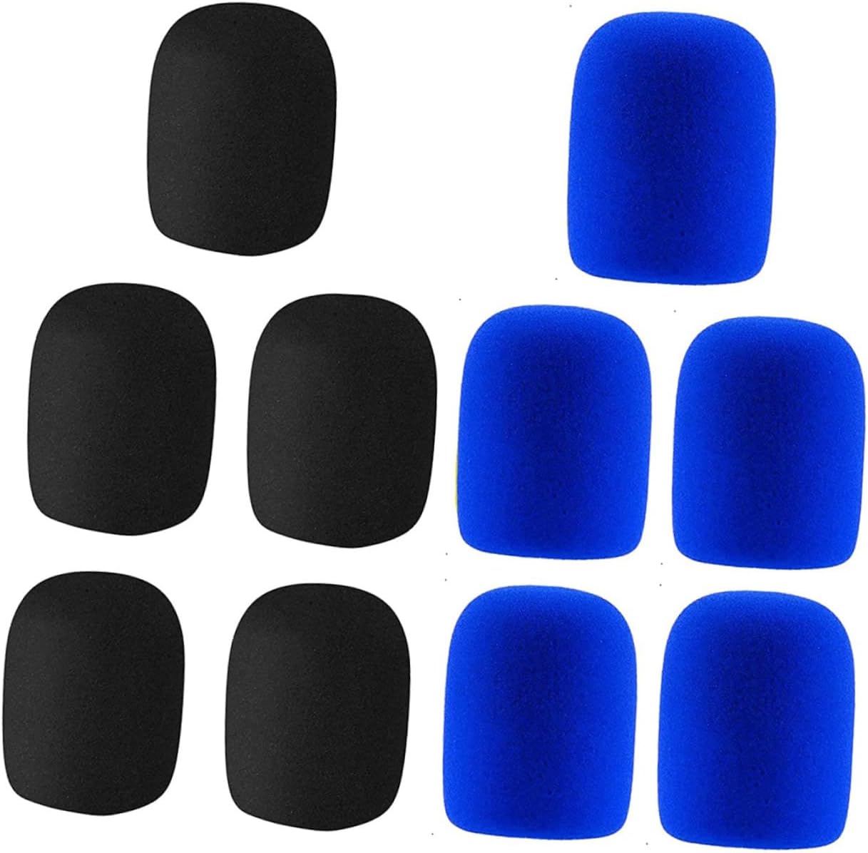 COSMEVIVI 10pcs Windproof Sponge Cover for Microphone Microphone Pop Filter Windscreen Mic Cover for Ktv Live Streaming COSMEVIVI 10pcs Windproof Sponge Cover for Microphone Microphone Pop Filter Windscreen Mic Cover for Ktv Live Streaming