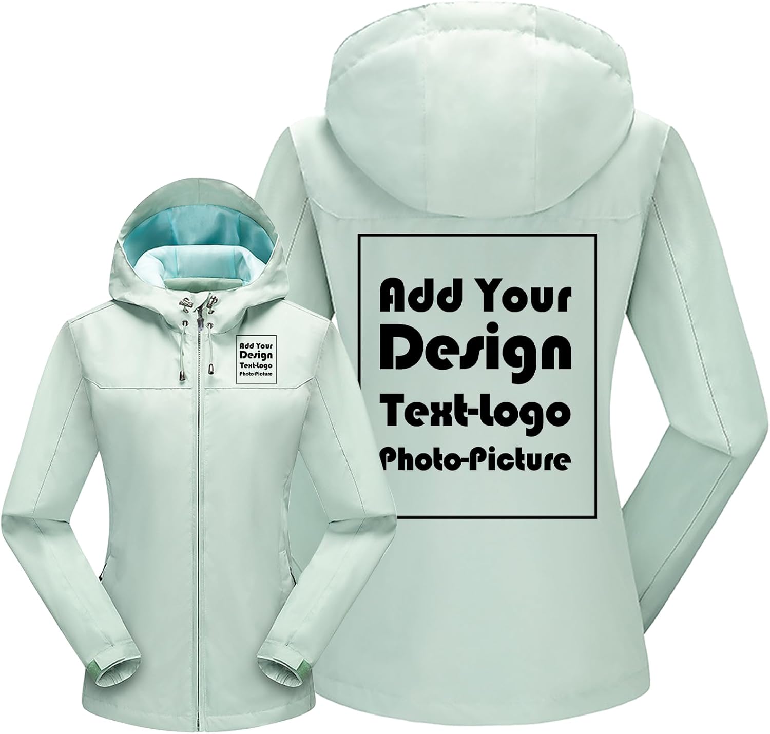 Custom Waterproof Windbreaker Jacket Women Personalised Softshell Rain Jackets Ladies Outdoor Rain Coat Windbreaker