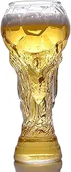 Copo de cerveja em forma de futebol da Copa do Mundo, copo de cerveja de 450 ml, copos de cerveja de bola de futebol presentes para pai, namorado e todos os fãs de futebol amantes de futebol, 600 ml