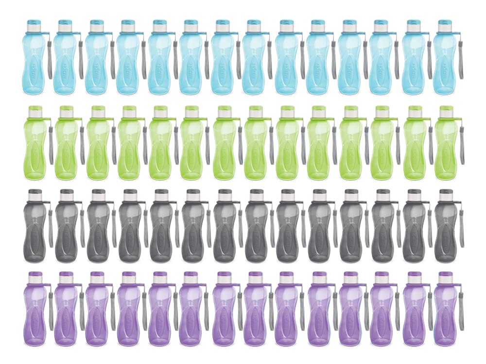 MILTON Sports Water Bottle Kids Reusable Leak-proof 25 oz 56 Set Plastic Wide Mouth Large Big Drink Bottle