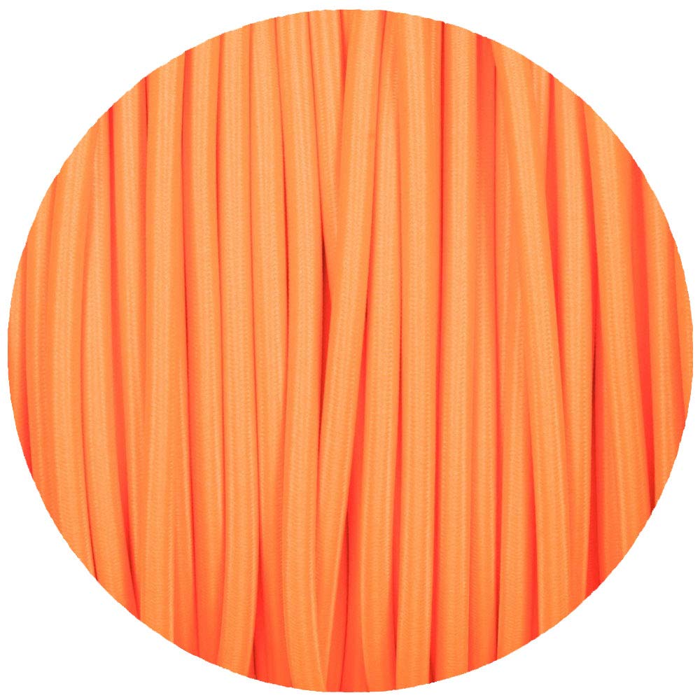 5 Meter Vintage 2 Core Round Electric Cable Fabric Covered Wire Italian Braided 0.75 mm Electrical Cable Flexible Wire for Lighting Other Appliances