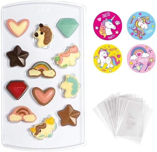Decora 0890010 UNICORN THERMOFORMED MOULD SET 15 X 26 CM