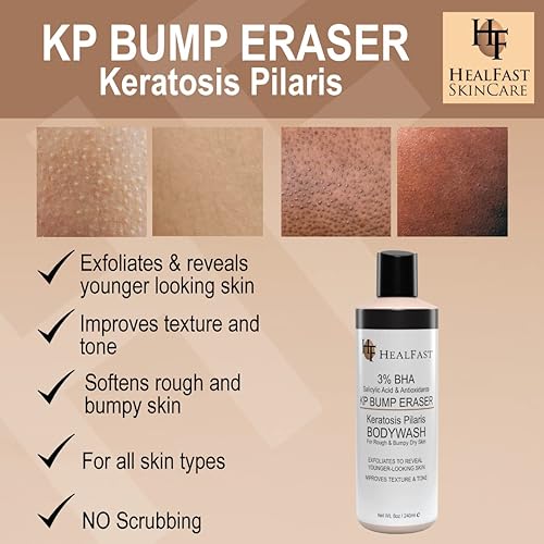 Miniatura 3 de KP Bump Eraser Bodywash - Suaviza, exfolia, nutre la piel áspera y con baches con 3% de BHA, aceite de menta, tecnología Ovasoma, todo tipo de piel,