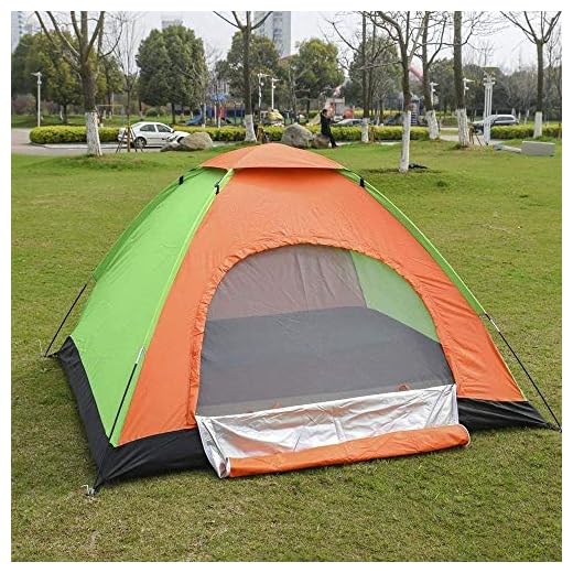 DED Tienda De Campaña para 2 Personas Impermeable Acampad Camping Carpa Multicolor