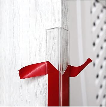 YXXSDP Clear Corner Guards for Walls, Self-Adhesive Wall Edge Saver/Corner Guards Trim Edging Bar, Indoor Living Room Bedroom Wall Corner ProtectorsWxL 3x90cm/1.18x35.4 in