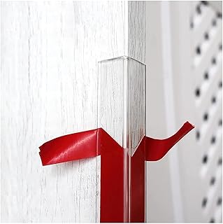 YXXSDP Clear Corner Guards for Walls, Self-Adhesive Wall Edge Saver/Corner Guards Trim Edging Bar, Indoor Living Room Bedroom Wall Corner Protectors (Size : 3x155cm/1.18x61 in)