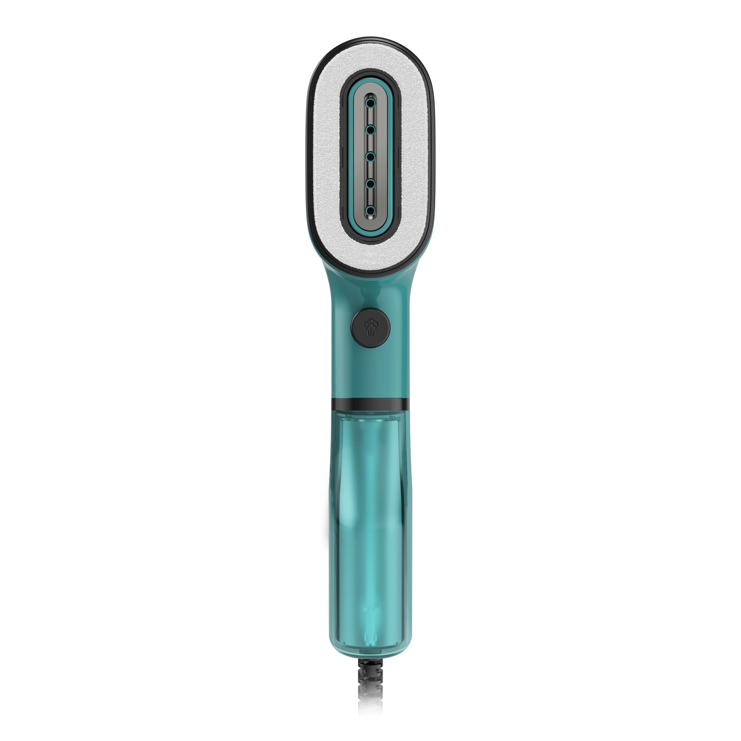 Tefal Pure POP DT2024 Défroisseur Vapeur/Nettoie les Vêtements, Débit Vapeur jusqu'à 20 g/min, Élimine les Peluches, Tissus délicats, Embout Réversible, Ultra Compact, Adapté aux Voyages, Chauffage