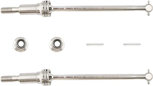 GDOOL Juego de accesorios de eje de transmisión CVD delantero de metal para automóvil RC 30-WJ02 para automóvil RC 116 9130 9135 9138 (2 piezas)