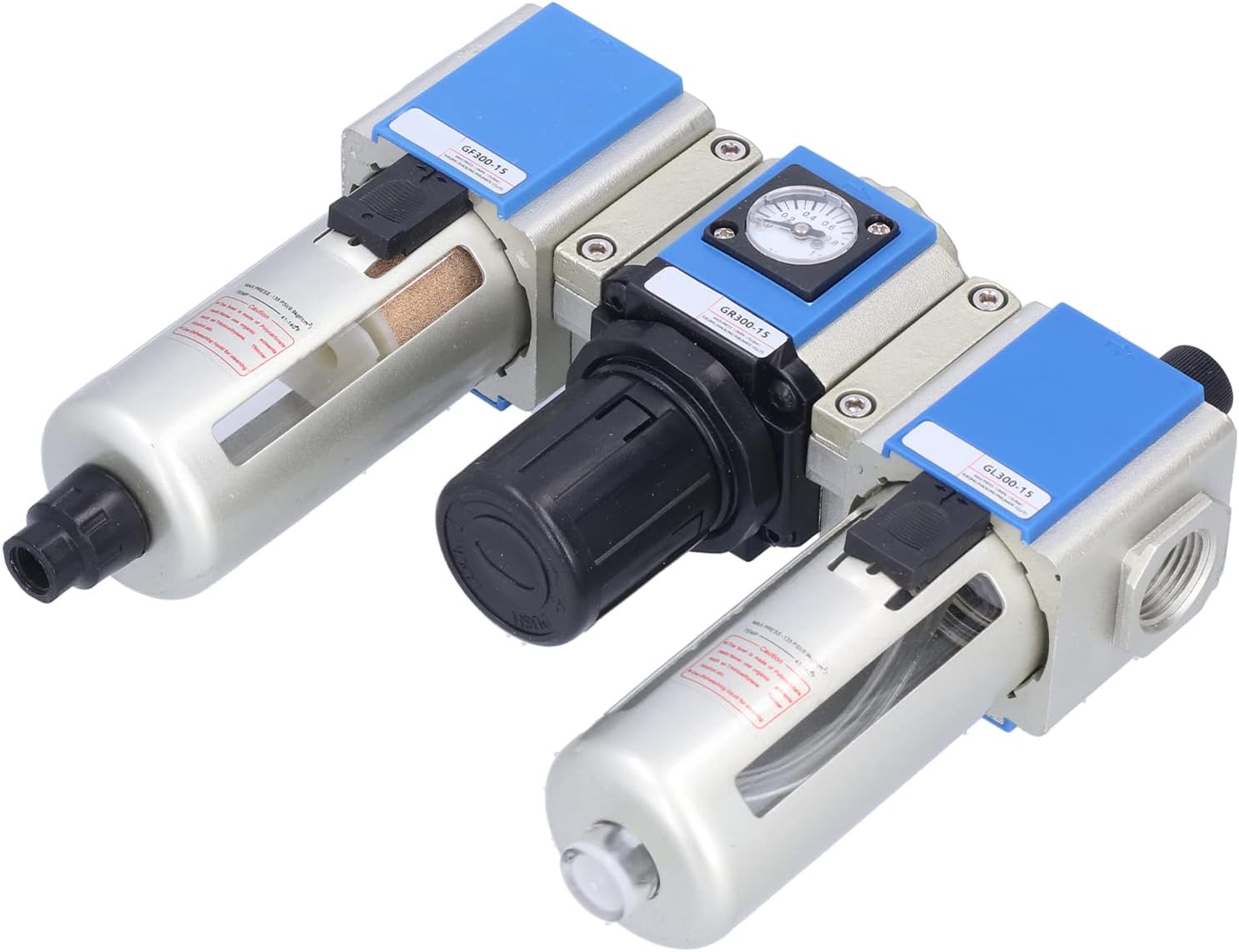 Pneumatic Unit GC300-15 PT 1/2 Industrial Air Filter Regulator Lubricator Compressor Accessory for Automation Machinery Manufacturing Equipment