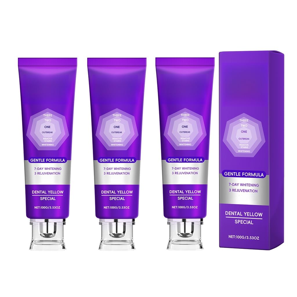 Dentifrice quotidien avancé for une haleine fraîche, un blanchiment des dents et une amélioration de la confiance buccale(3pcs)