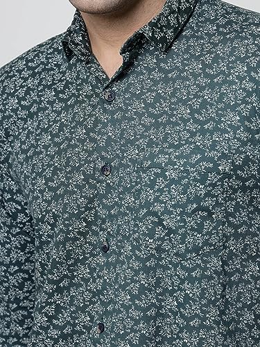 Image of ELYYORK Adwyn Peter Men's Cotton Printed Regular Fit Casual Shirt |Full Sleeve Shirt for men|shirt for men|men's shirt