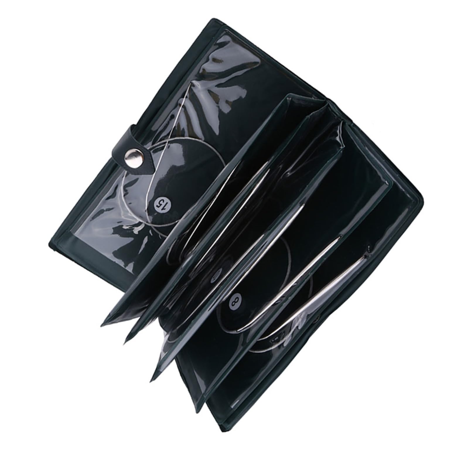 11 Coppie Di Ferri Da Maglia Circolari In Acciaio Inossidabile Set Di