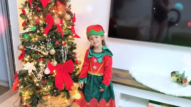 Disfraz de elfo luminoso para niña 3-10 años miniatura 7