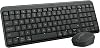 Combo Logitech MK250 de teclado y mouse inalámbrico Bluetooth - Grafito | Conexión solo Bluetooth, teclado compacto con teclado numérico, mouse pequeño ambidiestro M196 con 3 botones no personalizables 1