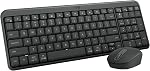 Logitech K250 Bluetooth Keyboard with Numpad, Easy Connectivity, Compact Wireless Keyboard Made with Recycled Plastic, Spill-Resistant, Comfortable Keys - Windows/MacOS - Graphite